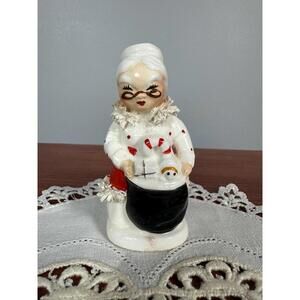 Vintage 1950’s Japan’s Napco Single Salt or Pepper Shaker Mrs. Claus